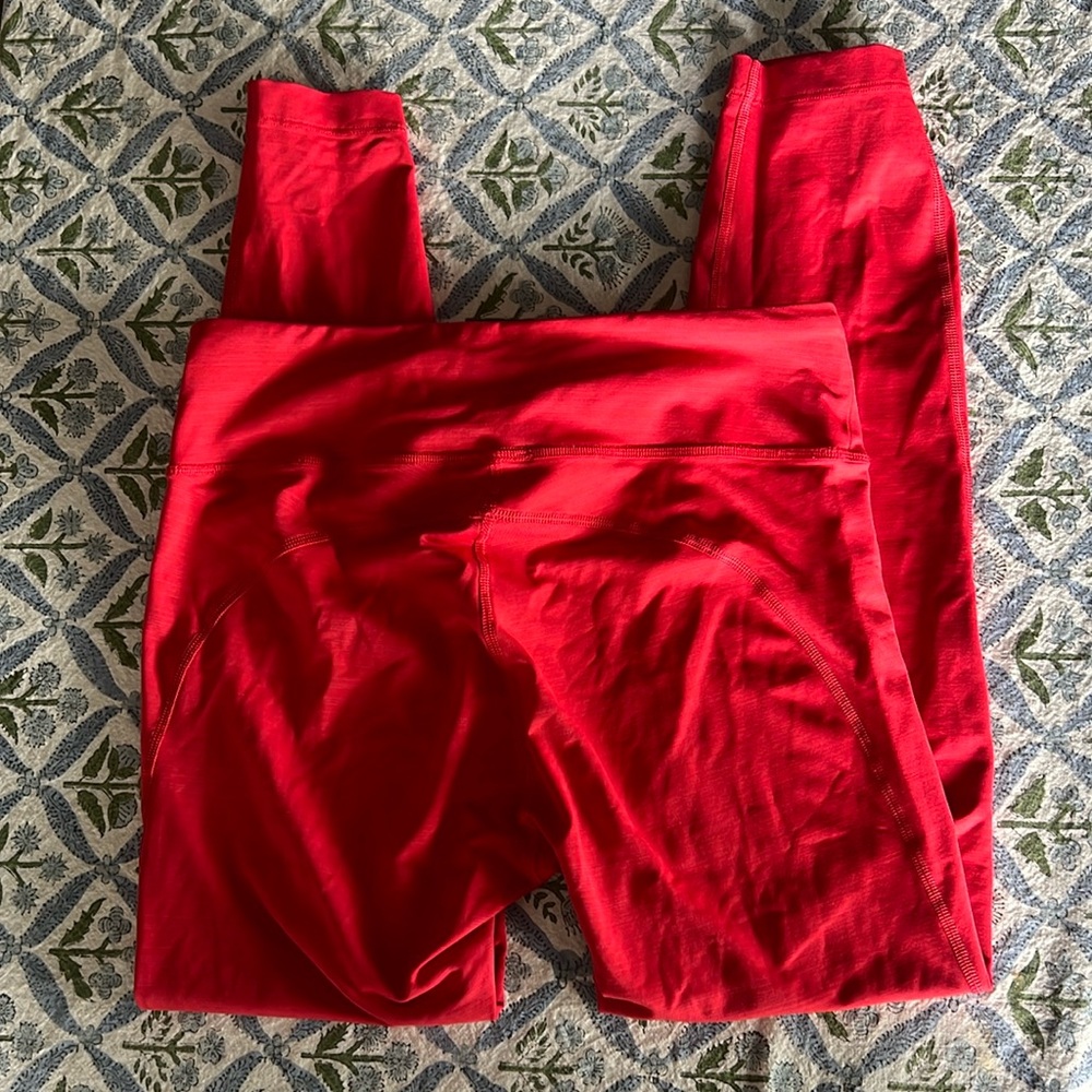 Red Outdoor Voices Leggings Sz Medium